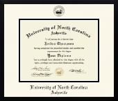 University of North Carolina Asheville diploma frame - Icon Diploma Frame in Gotham