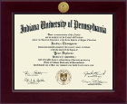 Indiana University of Pennsylvania diploma frame - Century Diploma Frame in Cordova