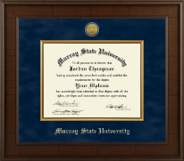 Murray State University diploma frame - Presidential Gold Engraved Diploma Frame in Madison