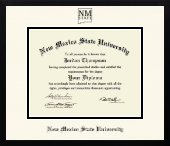 New Mexico State University in Las Cruces diploma frame - Icon Diploma Frame in Gotham