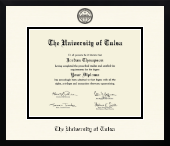 The University of Tulsa diploma frame - Icon Diploma Frame in Gotham