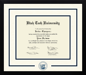 Utah Tech University diploma frame - Dimensions Spirit Diploma Frame in Gotham