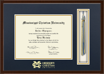 Mississippi Christian University diploma frame - Tassel & Cord Diploma Frame in Delta