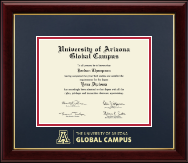 The University of Arizona Global Campus diploma frame - Gold Embossed Diploma Frame in Gallery