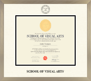 School of Visual Arts diploma frame - Icon Diploma Frame in Light Champagne