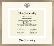 Elon University diploma frame - Icon Diploma Frame in Light Champagne
