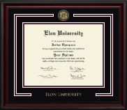 Elon University diploma frame - Showcase Diploma Frame in Encore
