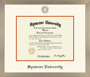 Syracuse University diploma frame - Icon Diploma Frame in Light Champagne