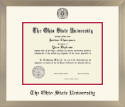 The Ohio State University diploma frame - Icon Diploma Frame in Light Champagne