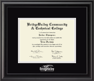 BridgeValley diploma frame - Silver Embossed Diploma Frame in Midnight
