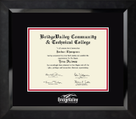 BridgeValley diploma frame - Silver Embossed Diploma Frame in Eclipse