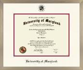 University of Maryland, College Park diploma frame - Icon Diploma Frame in Light Champagne