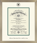 Missouri University of Science and Technology diploma frame - Icon Diploma Frame in Light Champagne