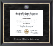 Southern Methodist University diploma frame - Regal Diploma Frame in Noir