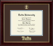 Tufts University diploma frame - Gold Embossed Diploma Frame in Gallery