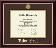 Tufts University diploma frame - Masterpiece Medallion Diploma Frame in Gallery