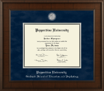 Pepperdine University diploma frame - Presidential Masterpiece Diploma Frame in Madison