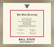 Ball State University diploma frame - Icon Diploma Frame in Light Champagne