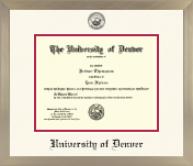 University of Denver diploma frame - Icon Diploma Frame in Light Champagne