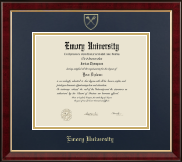 Emory University diploma frame - Gold Embossed Diploma Frame in Murano