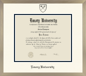 Emory University diploma frame - Icon Diploma Frame in Light Champagne