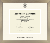 Mercyhurst University diploma frame - Icon Diploma Frame in Light Champagne