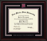 New Mexico State University in Las Cruces diploma frame - Showcase Diploma Frame in Encore