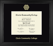 Clovis Community College diploma frame - Gold Embossed Diploma Frame in Arena