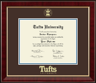 Tufts University diploma frame - Gold Embossed Diploma Frame in Murano
