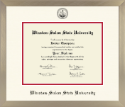 Winston-Salem State University diploma frame - Icon Diploma Frame in Light Champagne