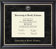 University of South Alabama diploma frame - Regal Diploma Frame in Noir