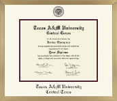 Texas A&M University Central Texas diploma frame - Icon Diploma Frame in Chardonnay