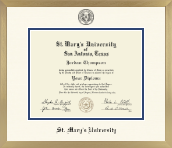 St. Mary's University diploma frame - Icon Diploma Frame in Chardonnay