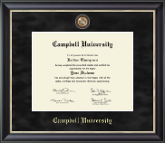 Campbell University diploma frame - Regal Diploma Frame in Noir