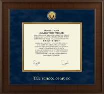Yale University diploma frame - Presidential Gold Engraved Diploma Frame in Madison