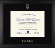 Cecil Community College diploma frame - Gold Embossed Diploma Frame in Arena