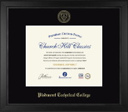 Piedmont Technical College diploma frame - Gold Embossed Diploma Frame in Arena