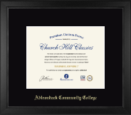 Adirondack Community College diploma frame - Gold Embossed Diploma Frame in Arena