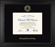 Orange Coast College diploma frame - Gold Embossed Diploma Frame in Arena