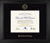 Saddleback College diploma frame - Gold Embossed Diploma Frame in Arena