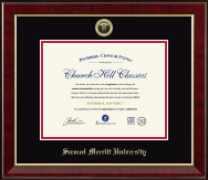 Samuel Merritt University diploma frame - Gold Embossed Diploma Frame in Murano