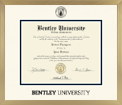 Bentley University diploma frame - Icon Diploma Frame in Chardonnay