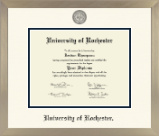 University of Rochester diploma frame - Icon Diploma Frame in Light Champagne