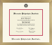Worcester Polytechnic Institute diploma frame - Icon Diploma Frame in Chardonnay