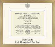 State University of New York  New Paltz diploma frame - Icon Diploma Frame in Chardonnay
