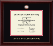 Winston-Salem State University diploma frame - Masterpiece Medallion Diploma Frame in Gallery