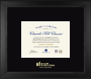Bunker Hill Community College diploma frame - Gold Embossed Diploma Frame in Arena
