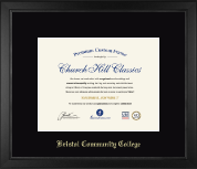 Bristol Community College diploma frame - Gold Embossed Diploma Frame in Arena