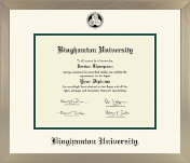 Binghamton University diploma frame - Icon Diploma Frame in Light Champagne