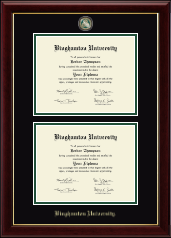Binghamton University diploma frame - Double Masterpiece Diploma Frame in Gallery